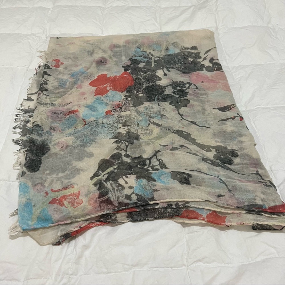 Floral Scarf - Picture 3 of 4